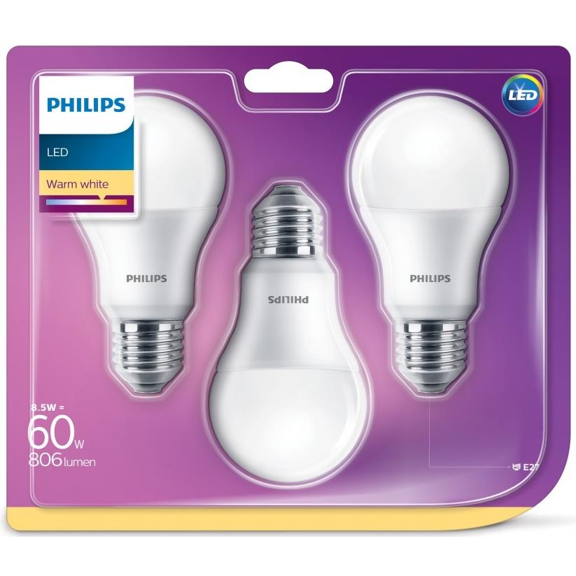 Żarówka LED Philips E27 8,5W = 60W