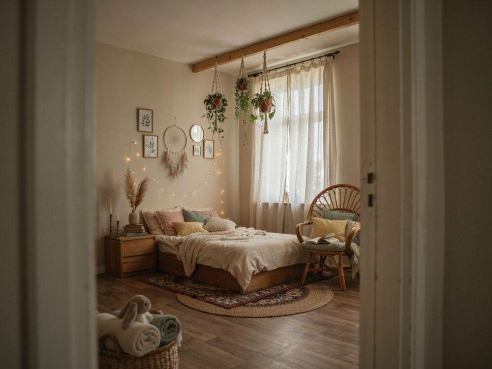 dekoracje boho w pokoju dziecięcym