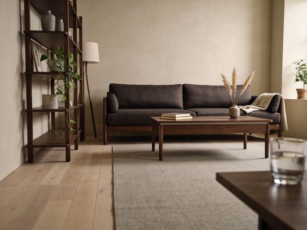 meble wenge w nowoczesnym salonie