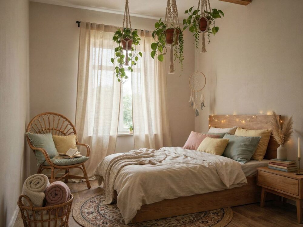 pokój dziewczynki w stylu boho